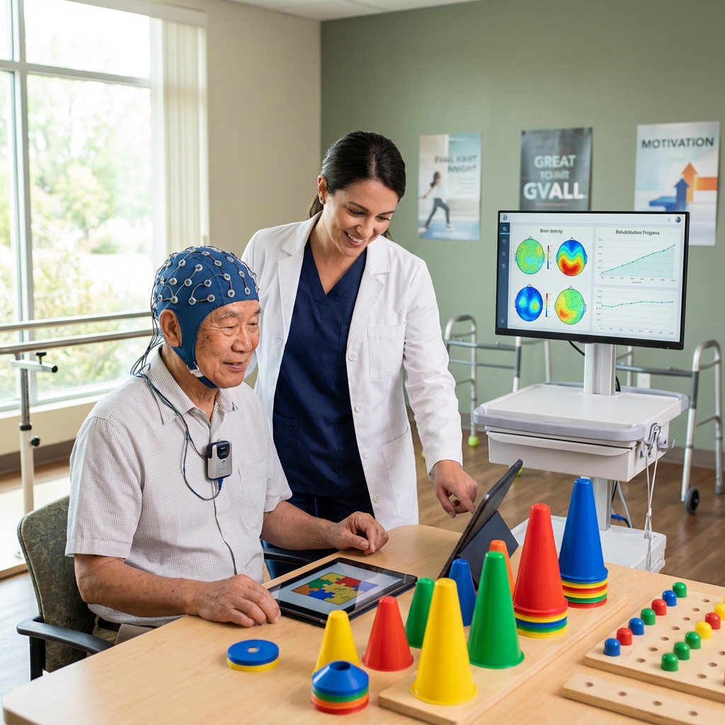 康复医学 - 脑电系统用于神经康复训练与评估